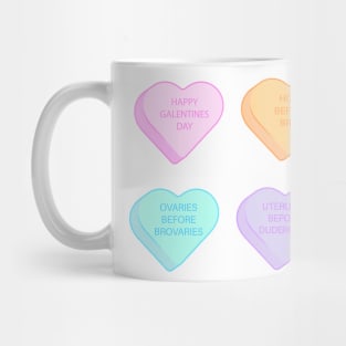 Galentine's Day Conversation Hearts Mug